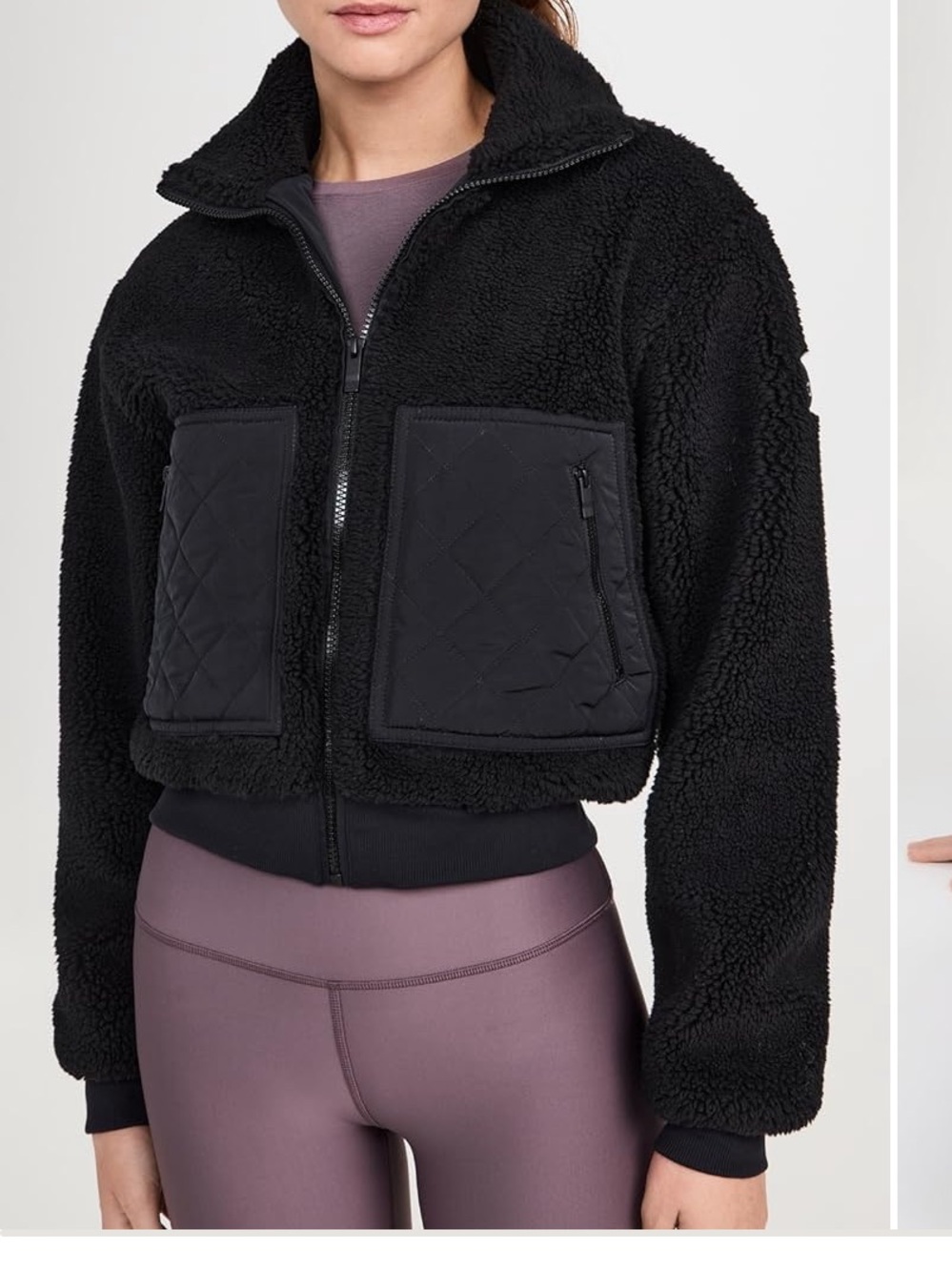 Alo yoga Sherpa edge bomber, great condition